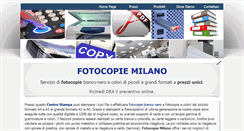 Desktop Screenshot of fotocopiemilano.it